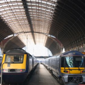 Met de trein naar Londen